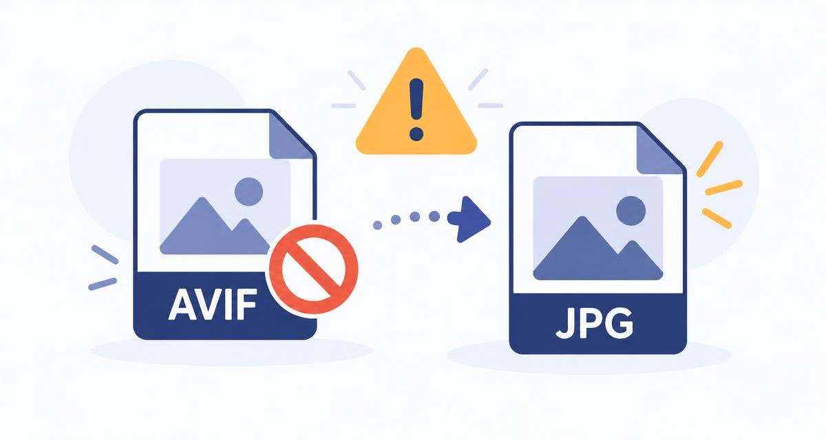 An AVIF file that will not open being converted into a JPG file